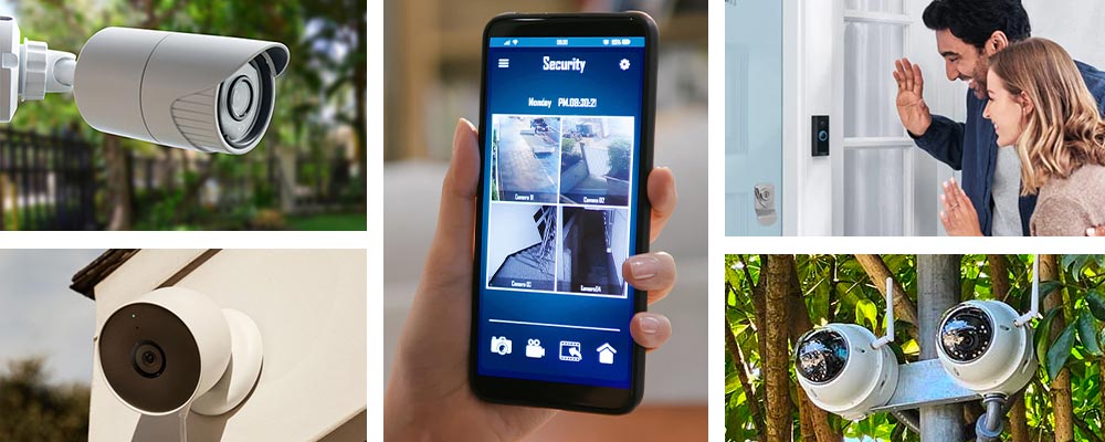 residential security cameras can be remotely monitored on your smartphone